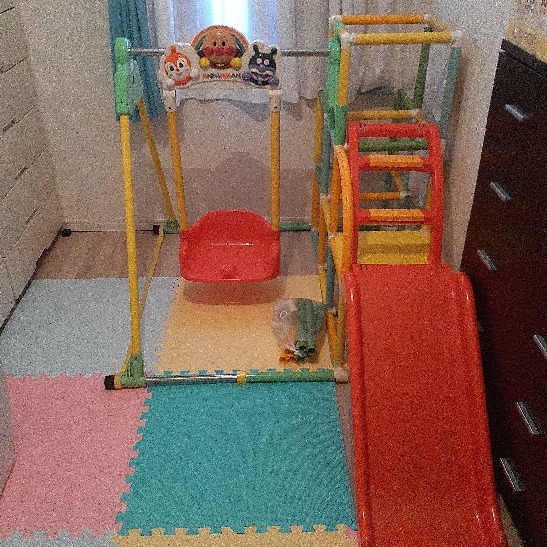アンパンマン4way アスレチック　ブランコ滑り台　鉄棒