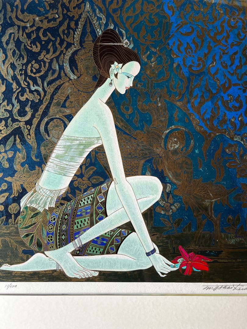 版画 女性の肖像 11/300