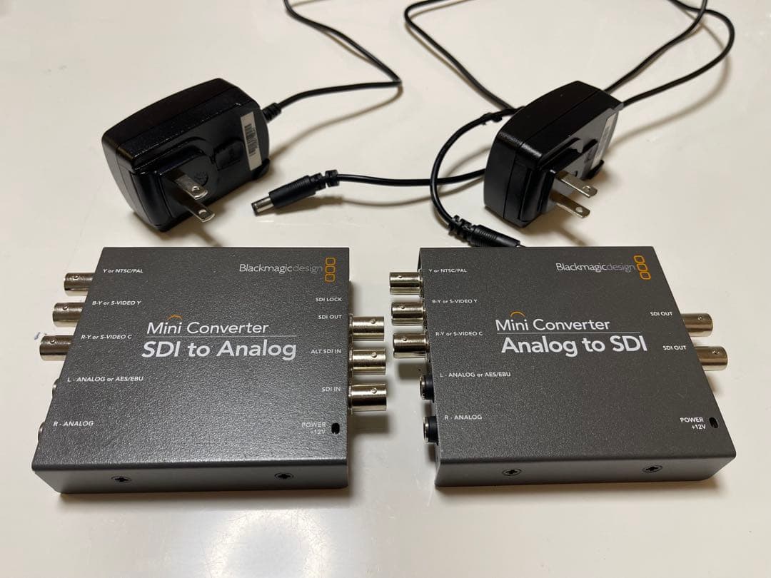 その他 blackmagic sdi to analog & analog to sdi