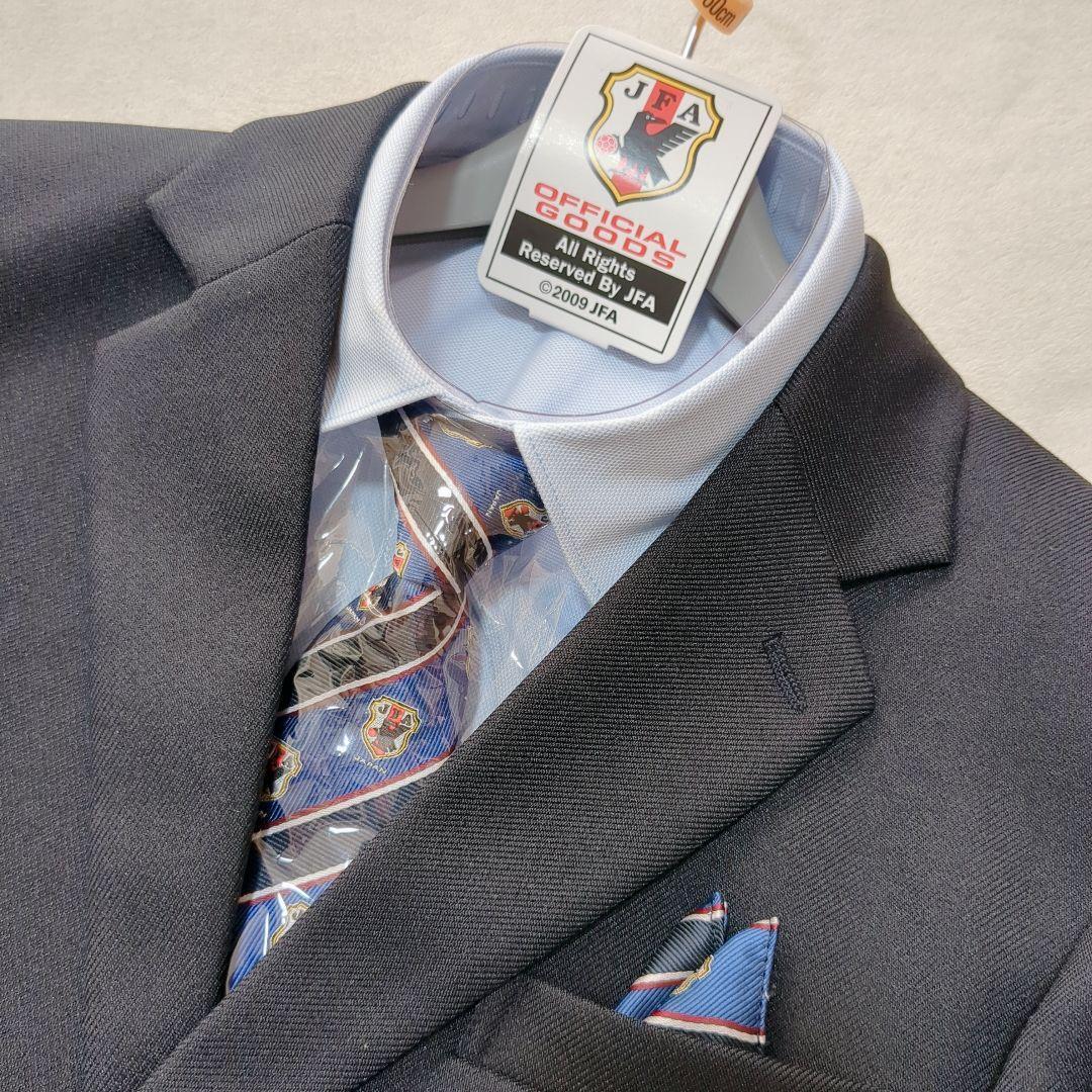 新品タグ付★ショパン　スーツ5点セット　卒服　160　ブラック×グレーチェック