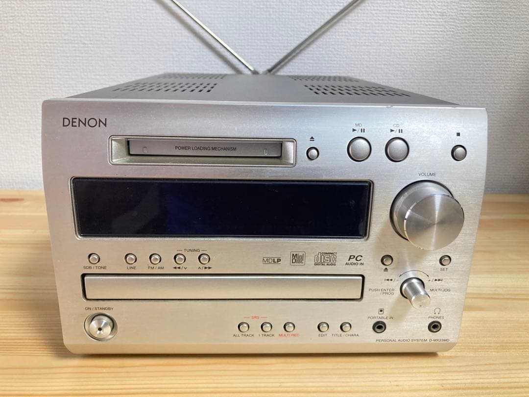 ☆ DENON D-MX33 CD MD TUNER USB-DAC ミニコンポ