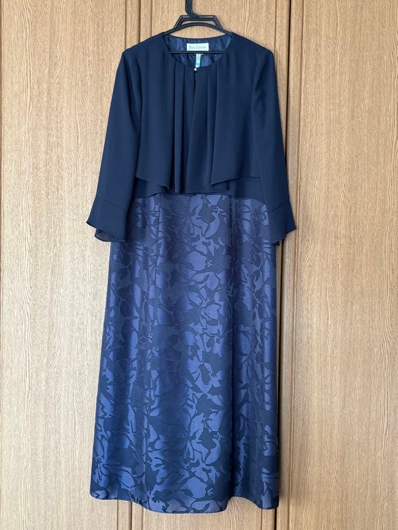 【美品】東京イギン　15号　ロングドレス　マザードレス　濃紺