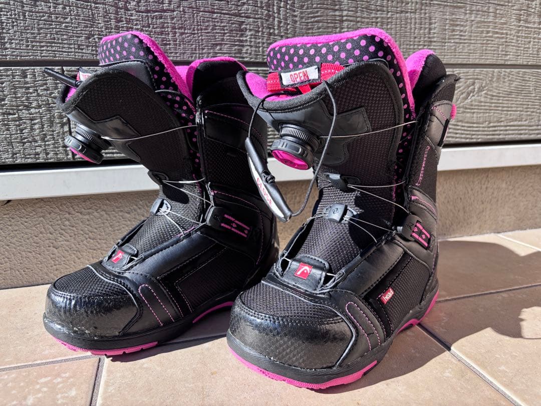 head スノーボード ブーツ 22.5 BOAジュニア レディース　セット