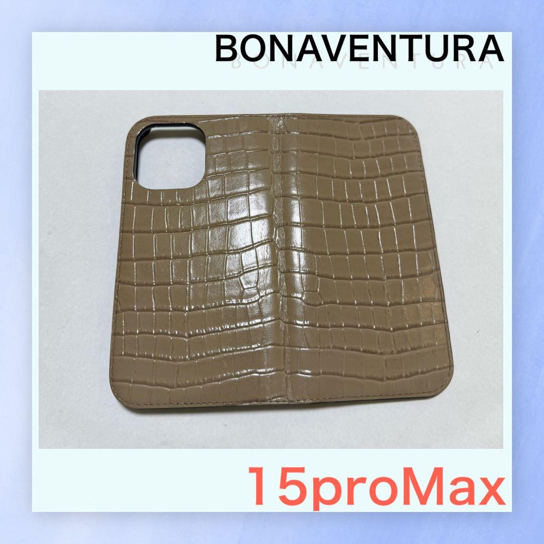 BONAVENTURA iPhone15proMax ケース 手帳型 エストープ