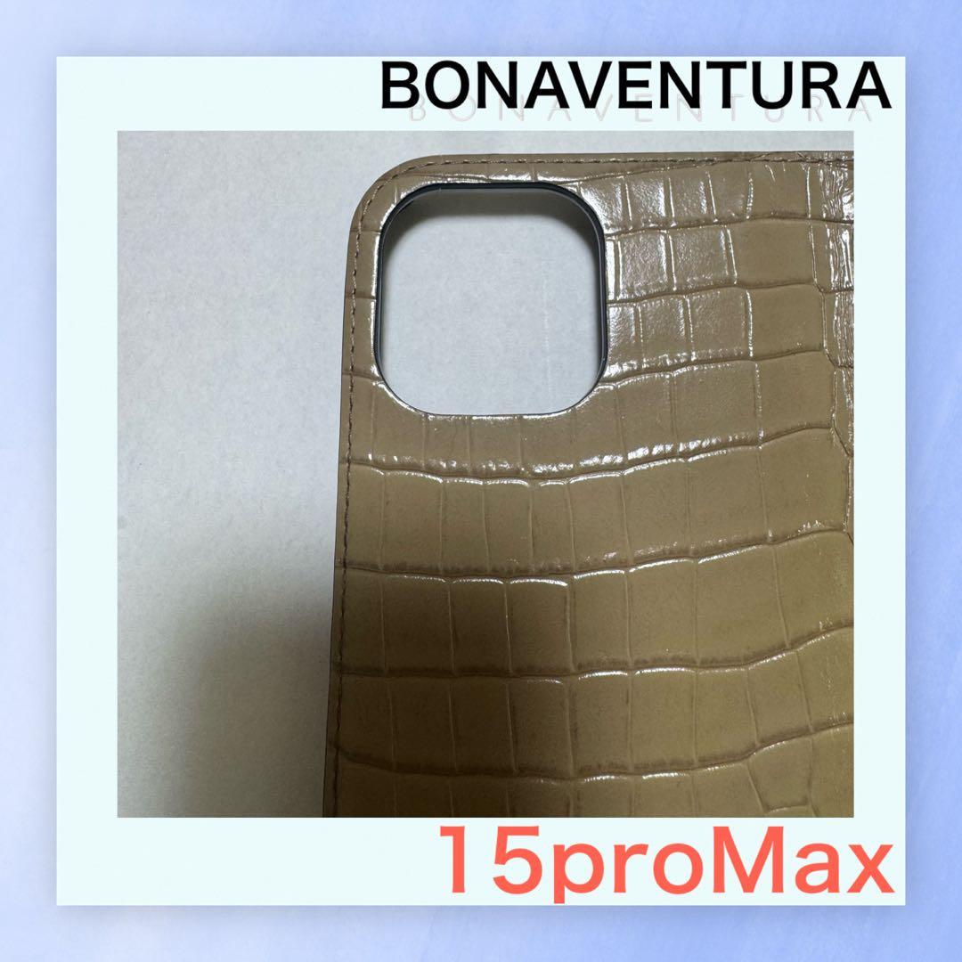 BONAVENTURA iPhone15proMax ケース 手帳型 エストープ