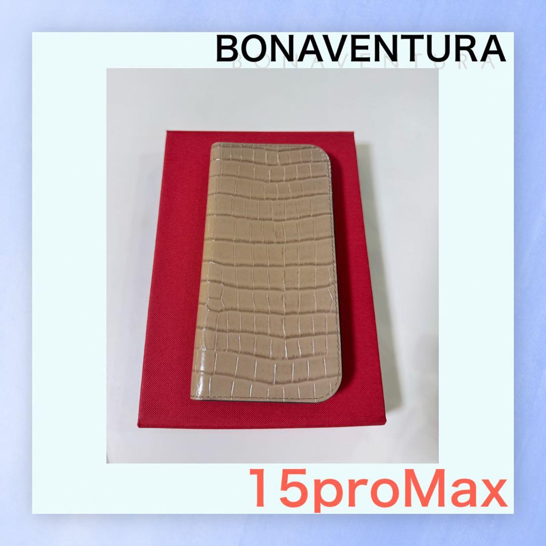 BONAVENTURA iPhone15proMax ケース 手帳型 エストープ