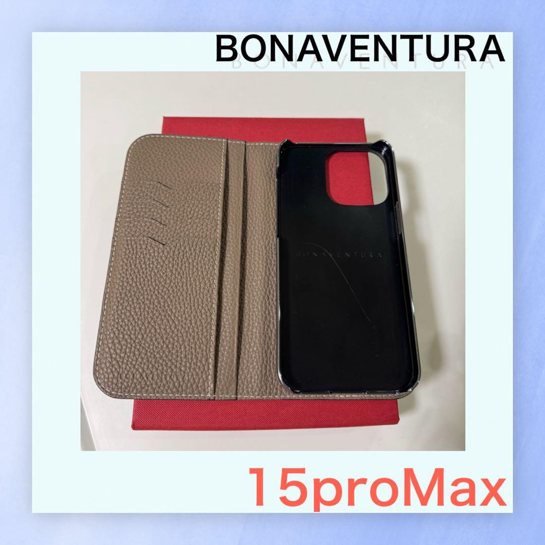 BONAVENTURA iPhone15proMax ケース 手帳型 エストープ
