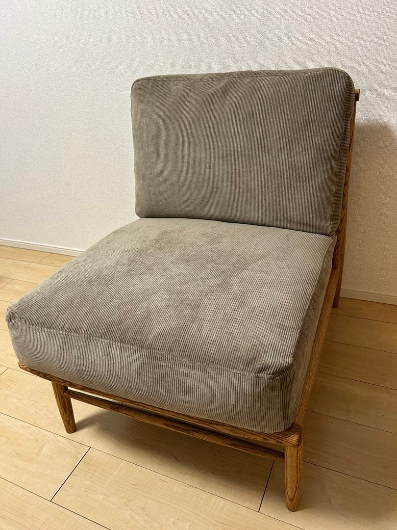 ほぼ新品♡9月28日に届いたばかり！モモナチュラル♡クラウドソファ♡1人用♡