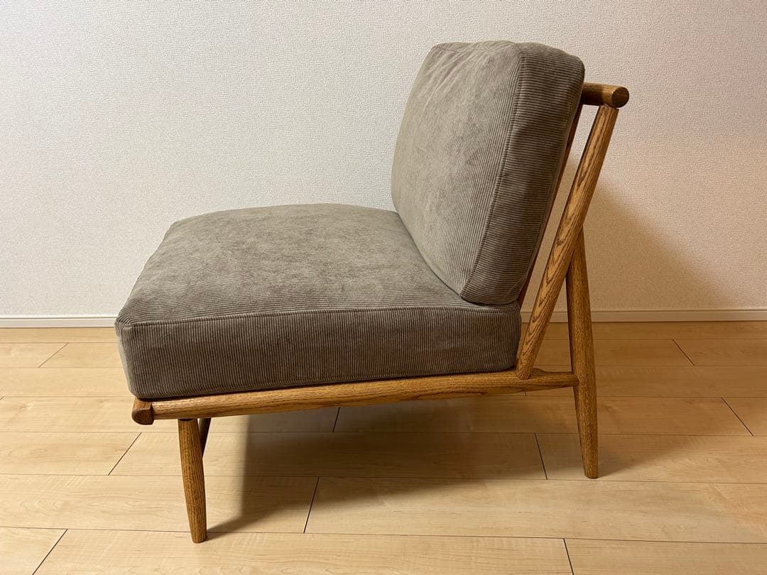 ほぼ新品♡9月28日に届いたばかり！モモナチュラル♡クラウドソファ♡1人用♡