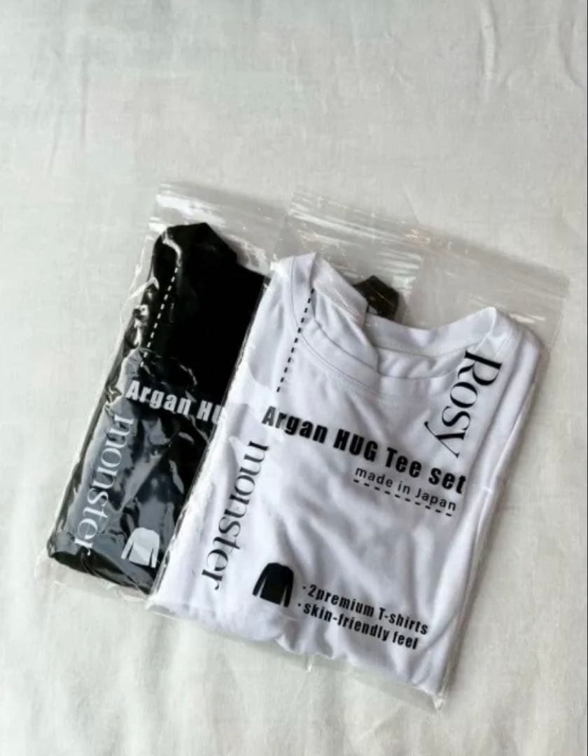 Rosy Monster ロージーモンスター　アルガンハグティーホワイト1枚