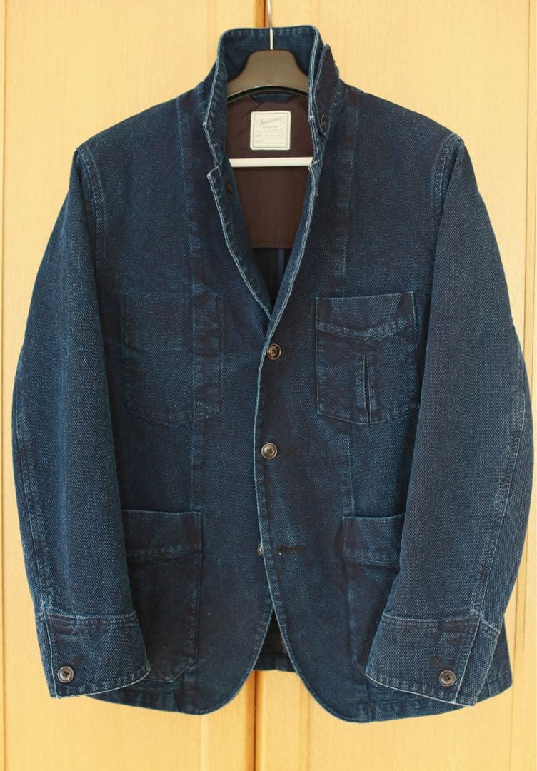SOUNDMAN indigo jacket藍染め刺し子ジャケット