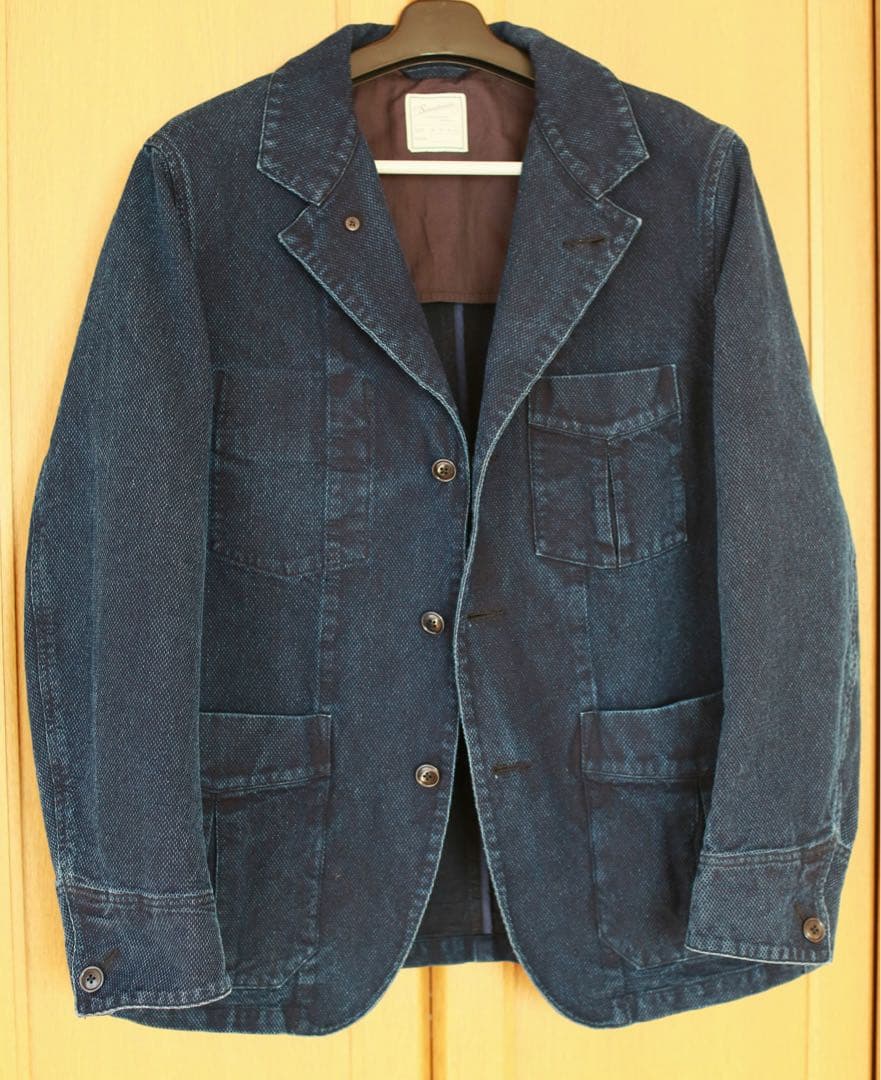 SOUNDMAN indigo jacket藍染め刺し子ジャケット