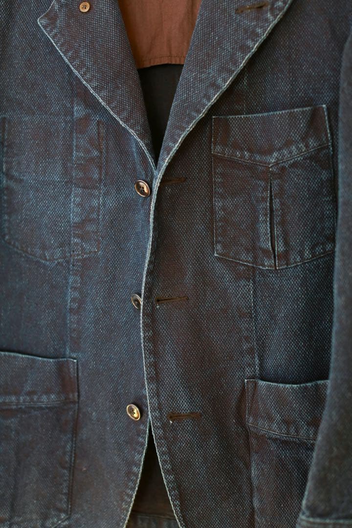 SOUNDMAN indigo jacket藍染め刺し子ジャケット