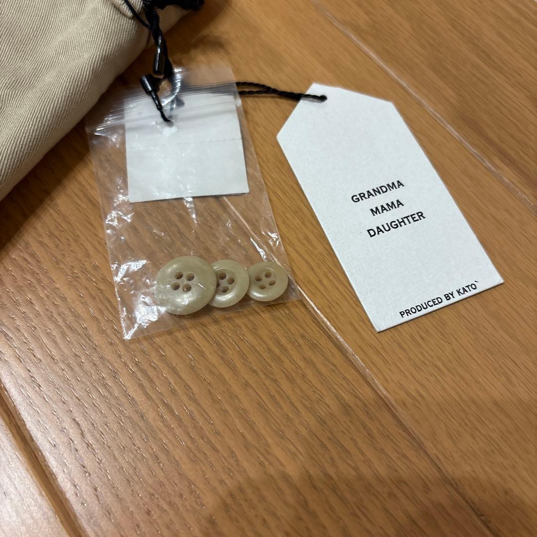 【未使用タグ付】GRANDMA MAMA DAUGHTER｜アンクルチノパンツ