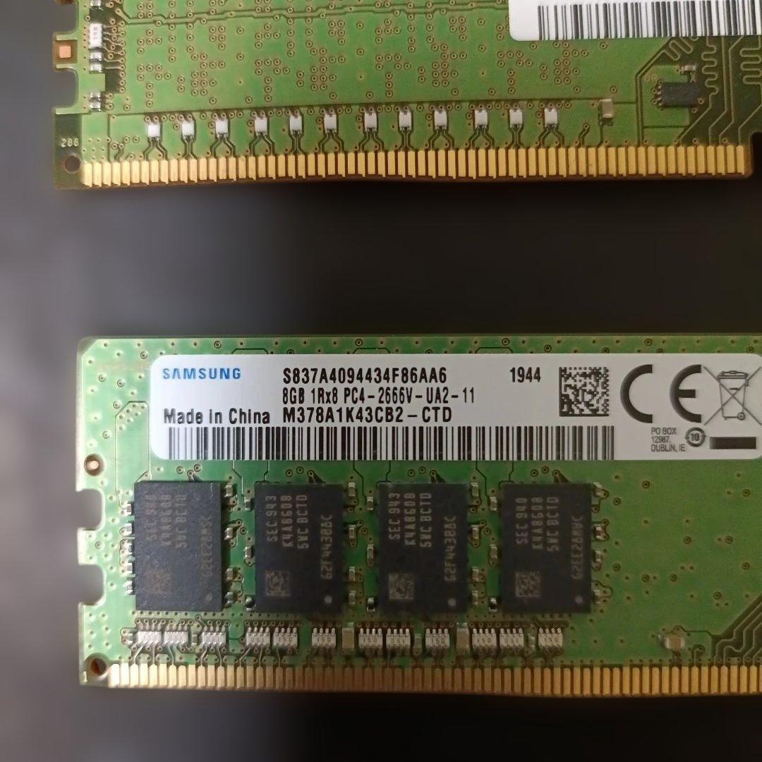 DDR4-2666V 8GBx3枚 デスクトップ用メモリ
