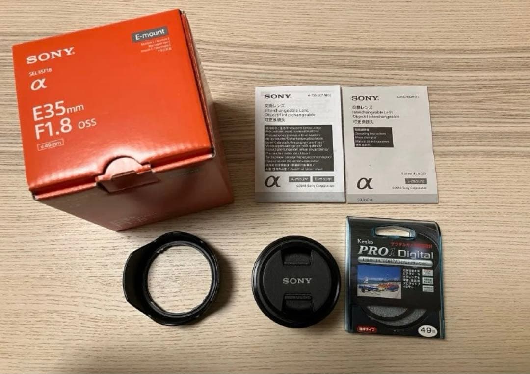 ソニー E 35mm F1.8 OSS SEL35F18 γM114-2A1A
