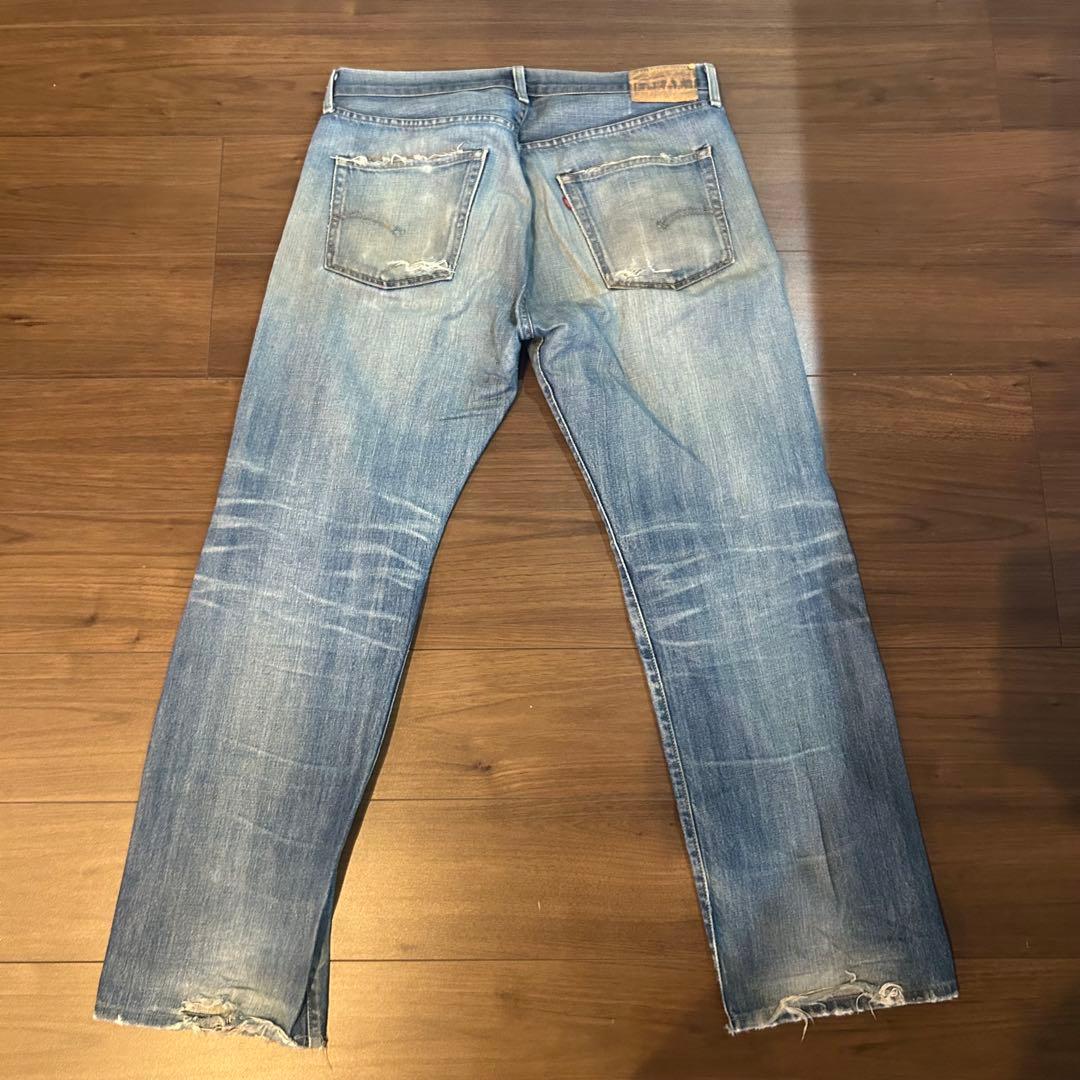 Levi's 501 W36 BIG E 縦落ち ダメージ加工古着ヴィンテージ