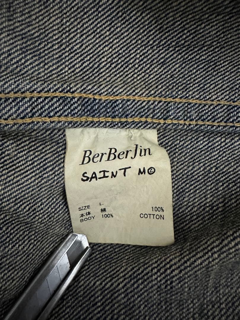SAINT Mxxxxxx X BerBerJin コラボデニムジャケット　L