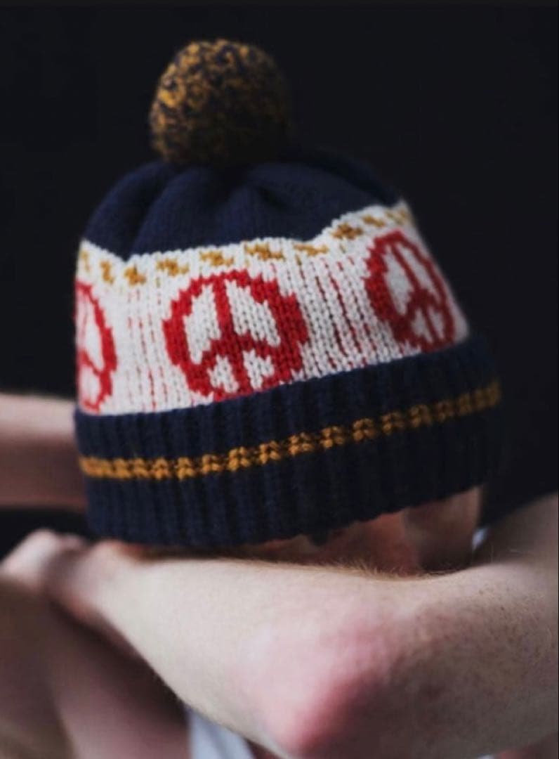 帽子 Pacs peace Pom Beanie