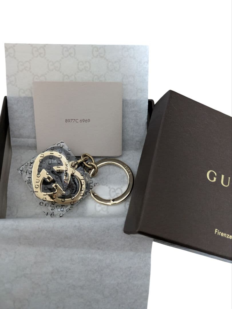 新品 GUCCI グッチ キーリング ハートチャーム