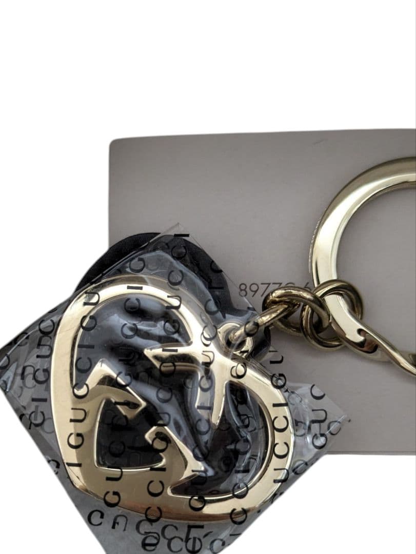 新品 GUCCI グッチ キーリング ハートチャーム