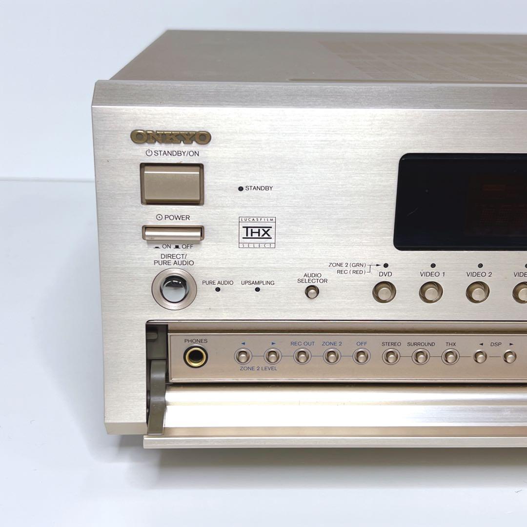 【美品】ONKYO TX-DS898 AVアンプ リモコン付き　ゴールド