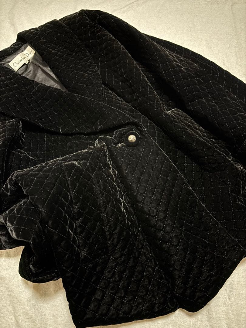 sjy　Christian Diorベルベット コート ジャケット