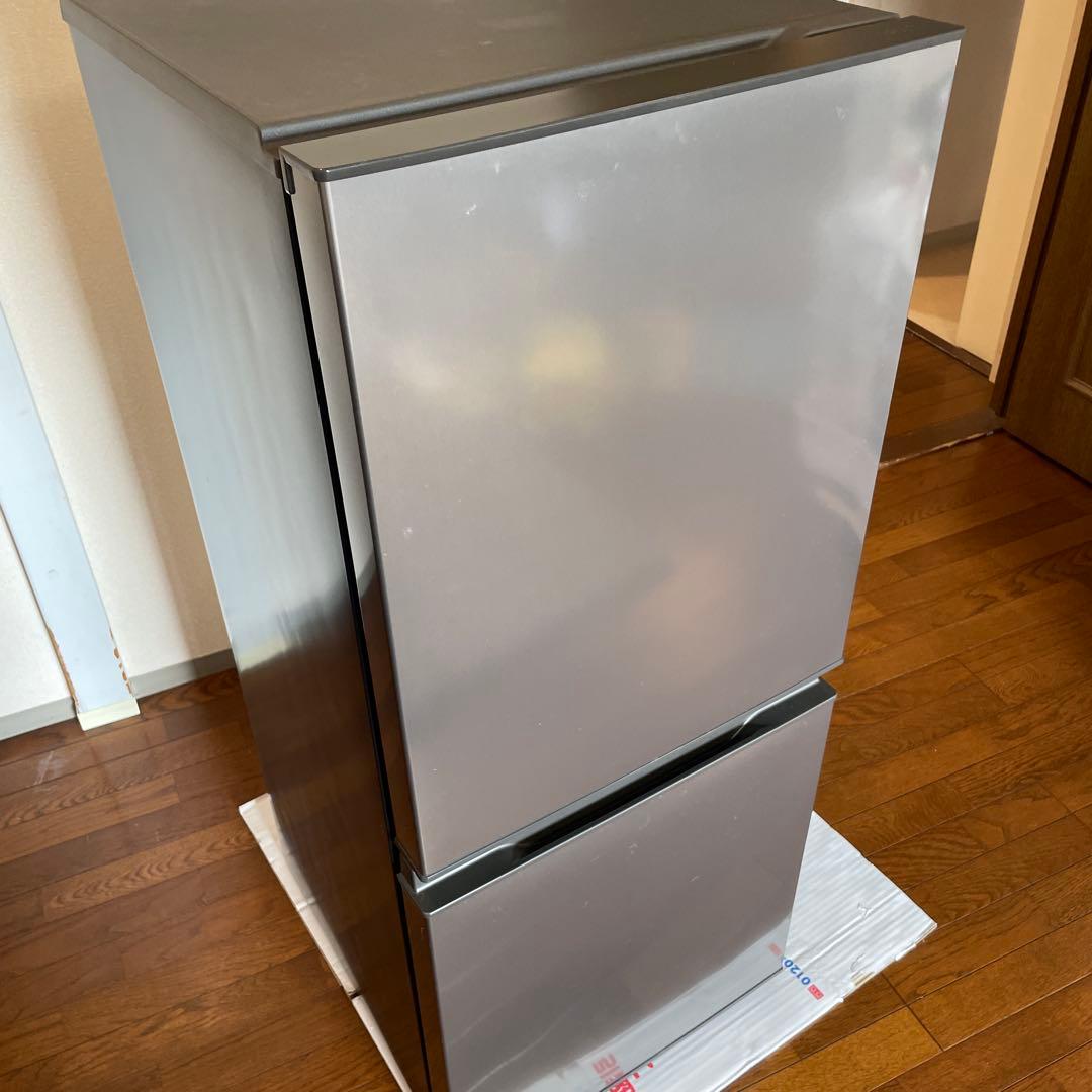 シルバー 2ドア冷蔵庫AQUA23年製135L AQRー14N(S) アクア