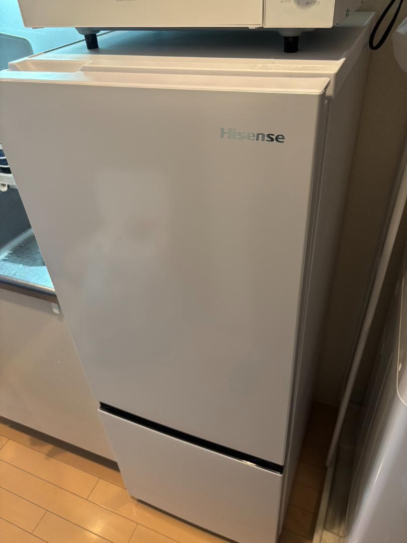 Hisense ハイセンス 冷蔵庫 HR-D15F ホワイト 2024年製