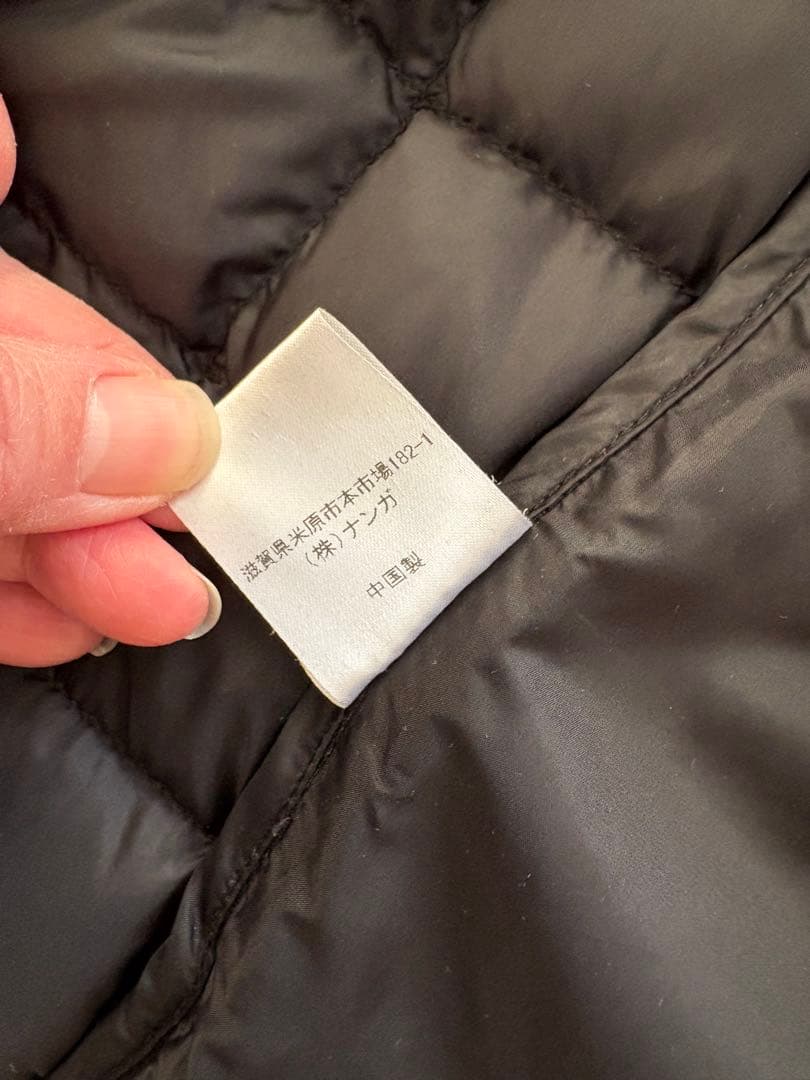 NANGA ワイルドワン別注ブラック インナーダウン