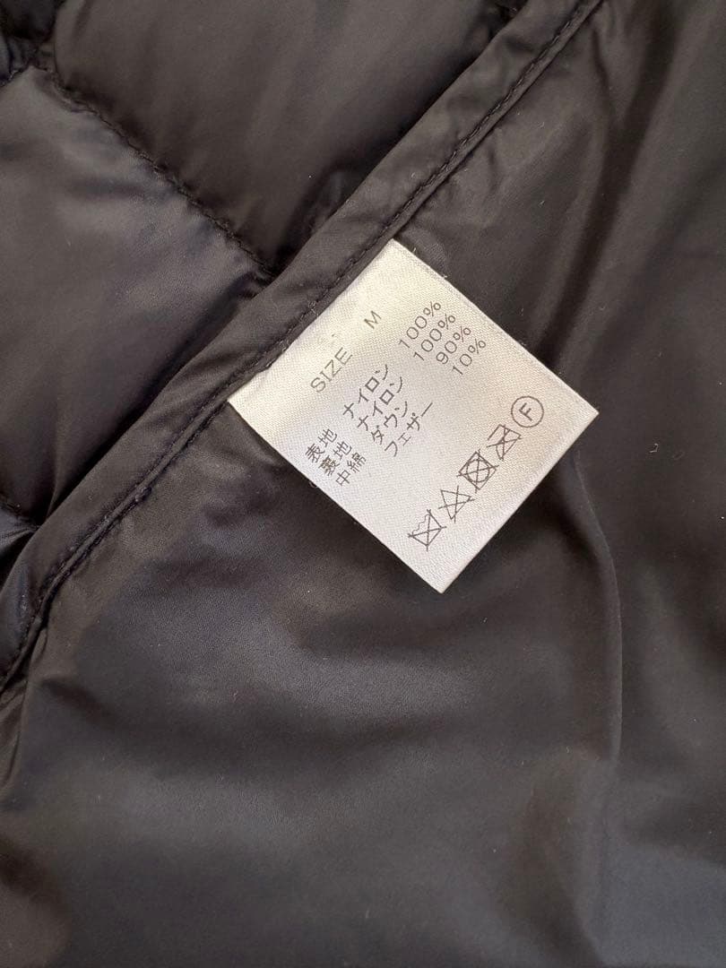 NANGA ワイルドワン別注ブラック インナーダウン