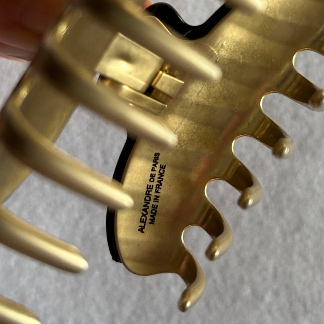 【訂正あり】ALEXANDRE DE PARIS パール付きヘアクリップ