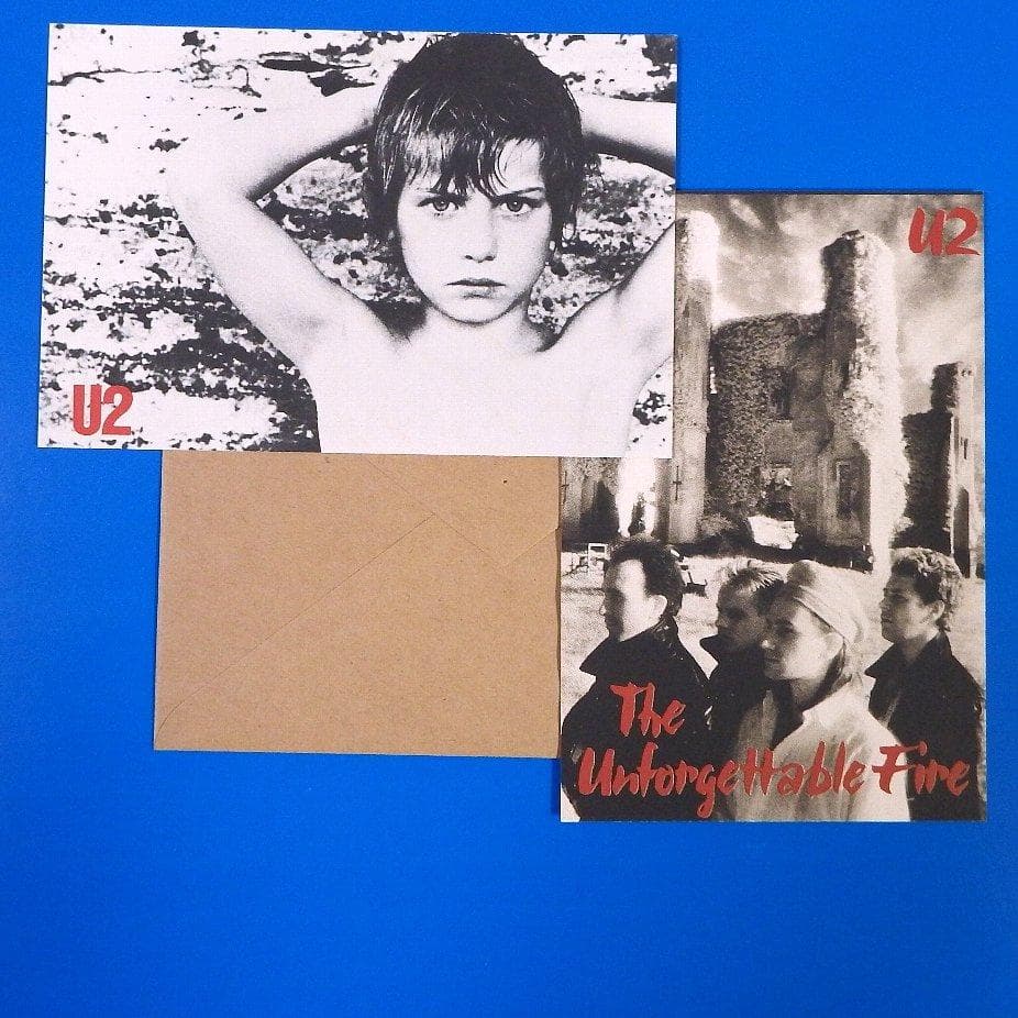 U2 貴重品 非売品 販促品 小冊子 ポストカード メモラビリア