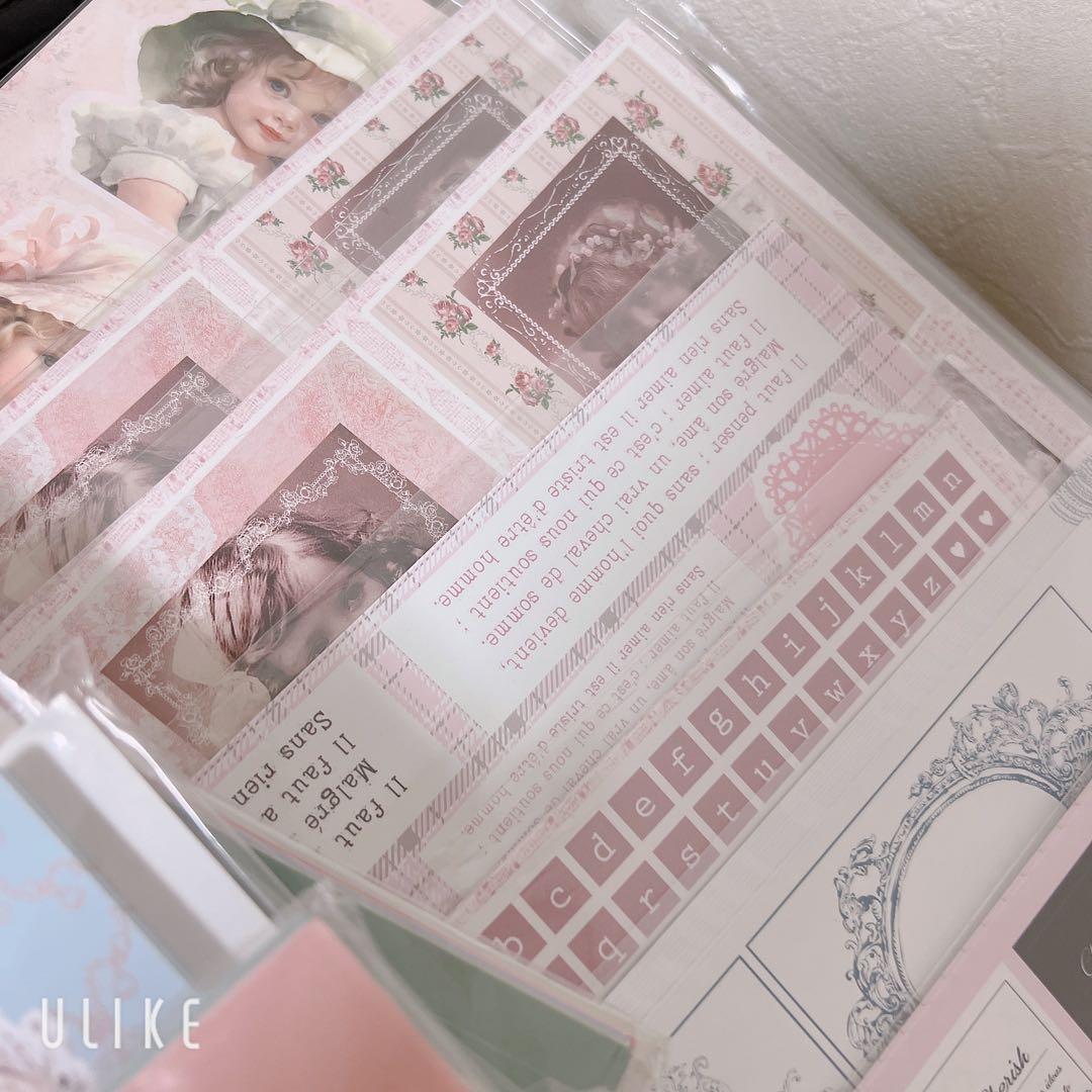 コラージュ素材 トレペ コラージュシート 紙モノ デザインペーパー まとめ売り