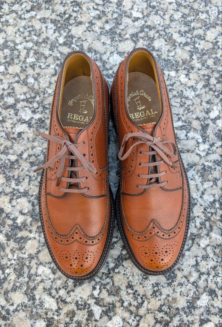 REGAL 2235 インペリアル ウイングチップ 24.5EE