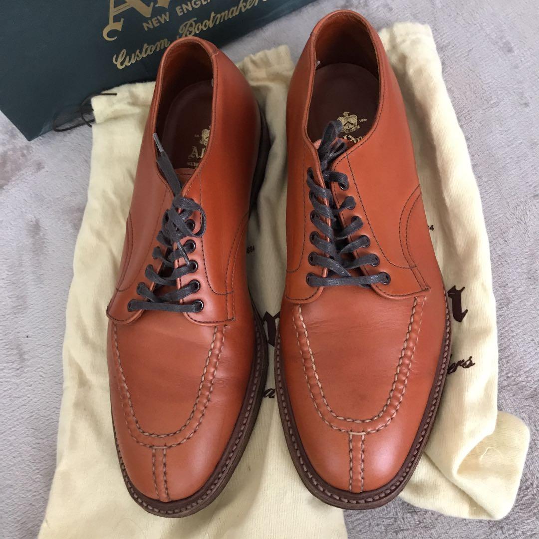 美品限定！ALDENドレスシューズ9D/D7605Yオールデンカーフ