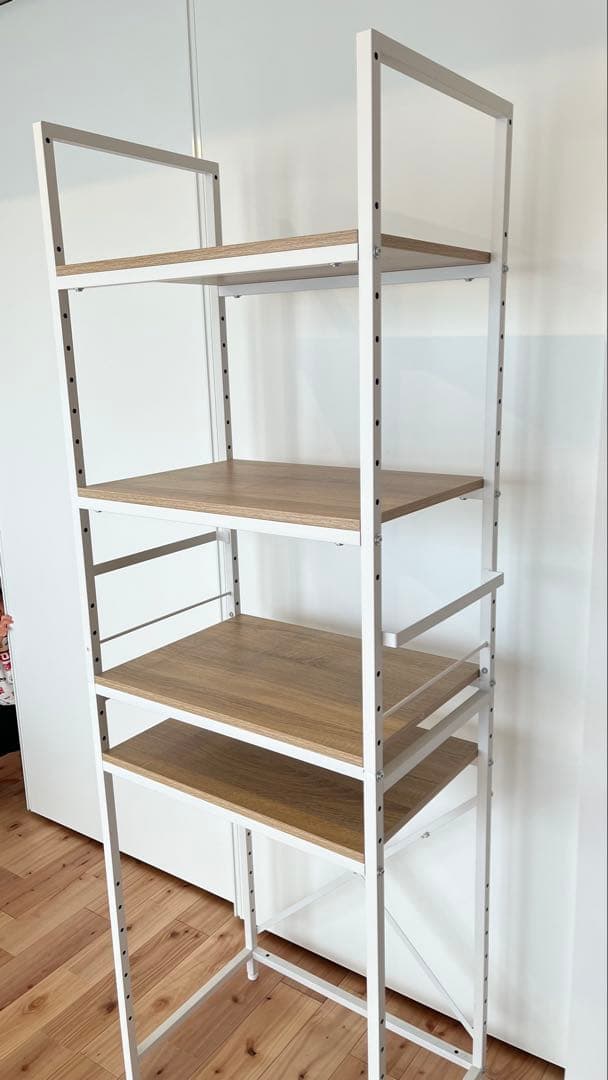 【LOWYA】キッチンラック（ゴミ箱上収納ラック）