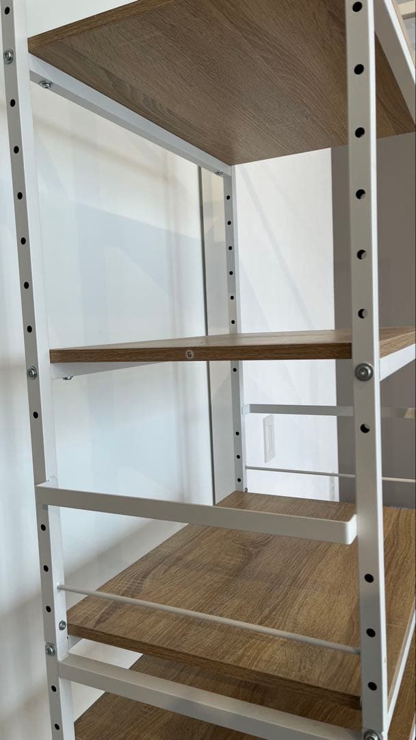 【LOWYA】キッチンラック（ゴミ箱上収納ラック）