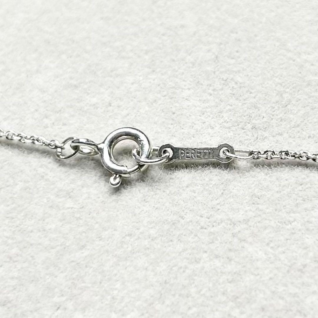 美品 Tiffany ハート リボン コンビ ネックレス チェーン ビンテージ