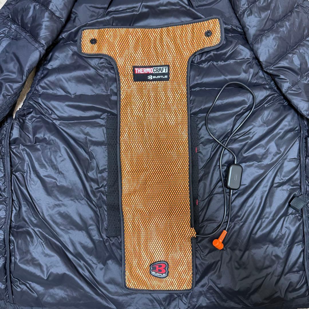 3254 バートル サーモクラフト ダウンベスト ブラック