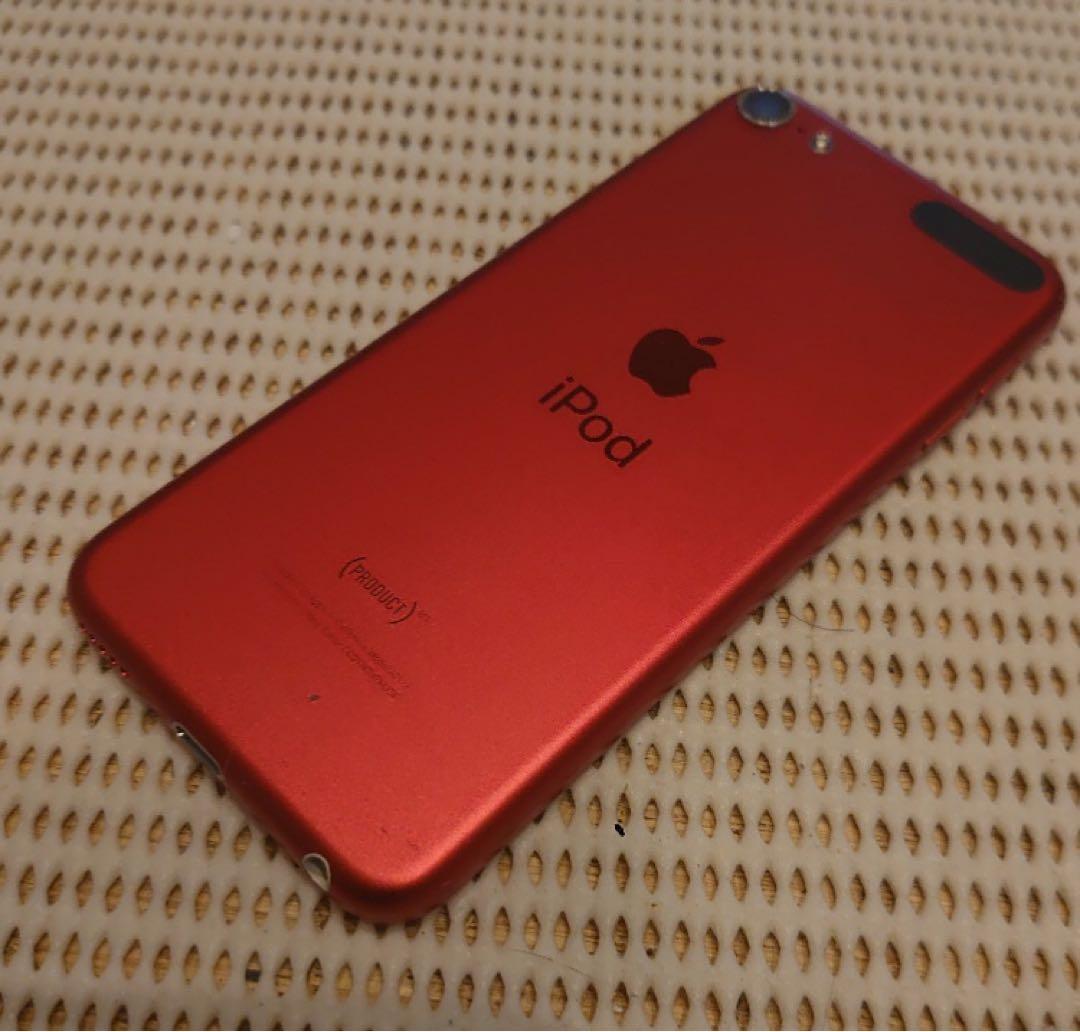 完動品iPod touch(第7世代)本体32GBレッド送料込7M93F