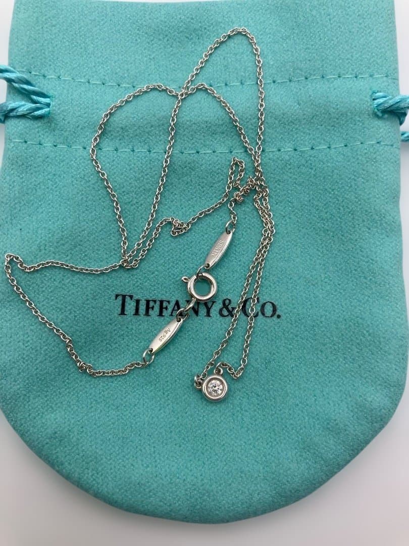 ティファニー バイザヤード ダイヤ ネックレス シルバー