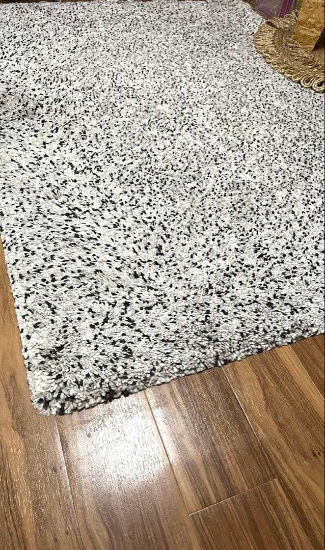 IKEA VINDUM ヴィンドゥム シャギーラグ, ホワイト