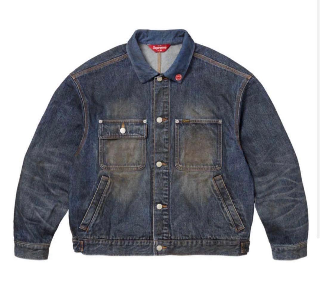 ジャケット・アウター Supreme Distressed Selvedge Trucker