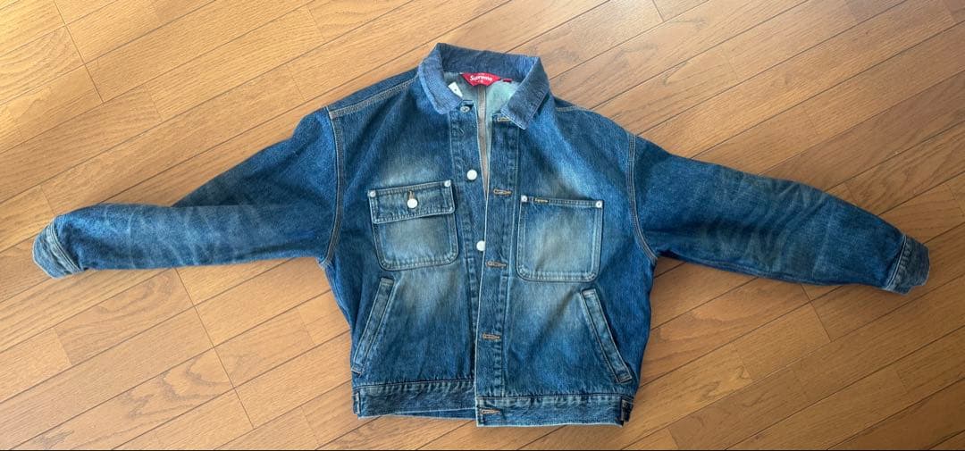 ジャケット・アウター Supreme Distressed Selvedge Trucker
