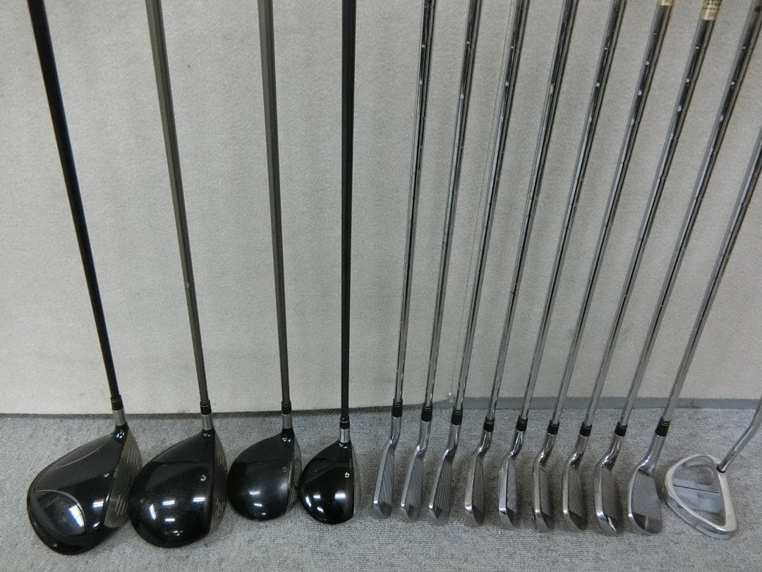 b666 初心者歓迎 テーラーメイド 等メンズゴルフ１４本セット※Ｄｒ２本入り