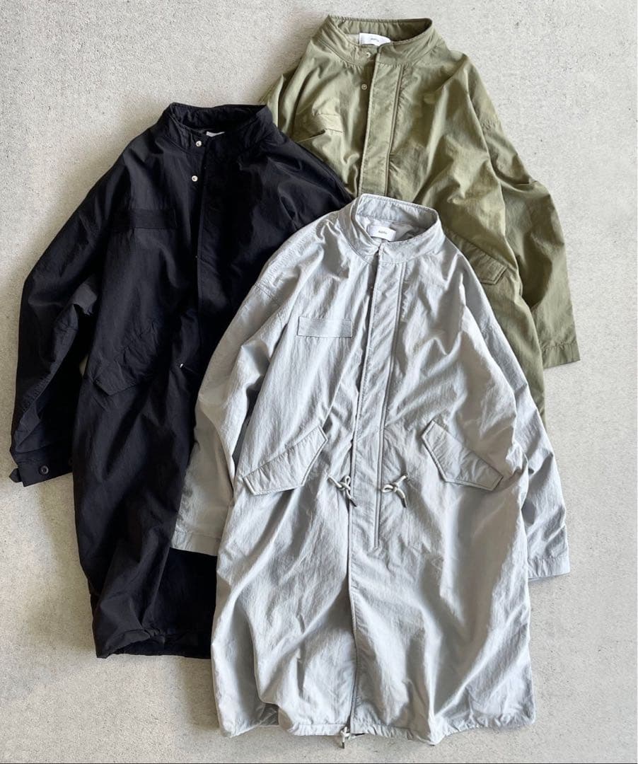 ルーズシルエットミリタリーモッズコート