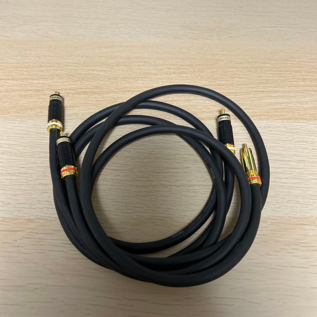 お盆価格8/13〜8/18 SAEC SL-1980 RCAケーブル2本セット