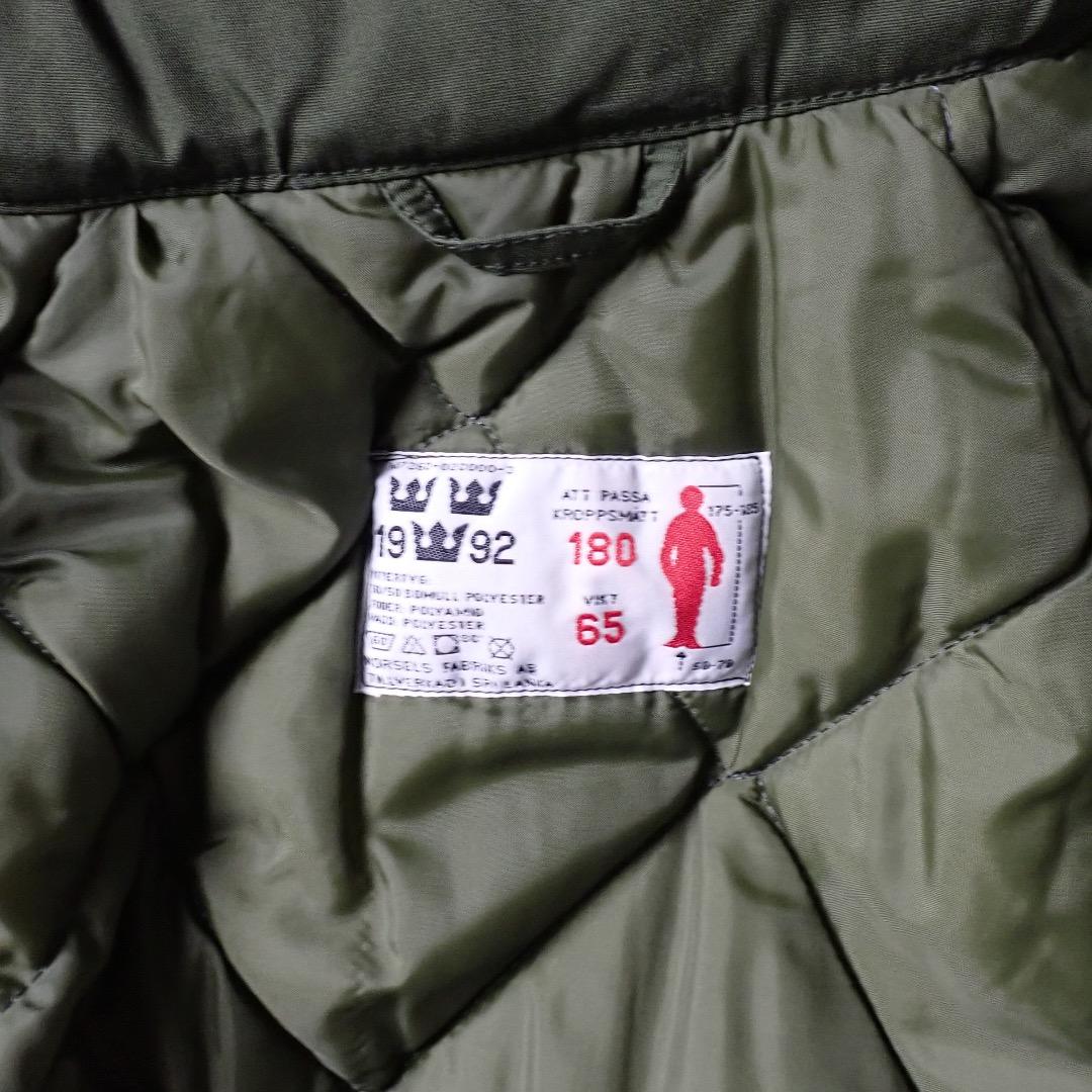 【size180】1992 スウェーデン軍 M-90 コールドウェザーパーカー