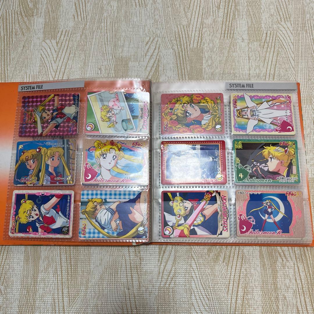 ラスト1 当時物　セーラームーン　カードダス　108枚　システムファイル　初期